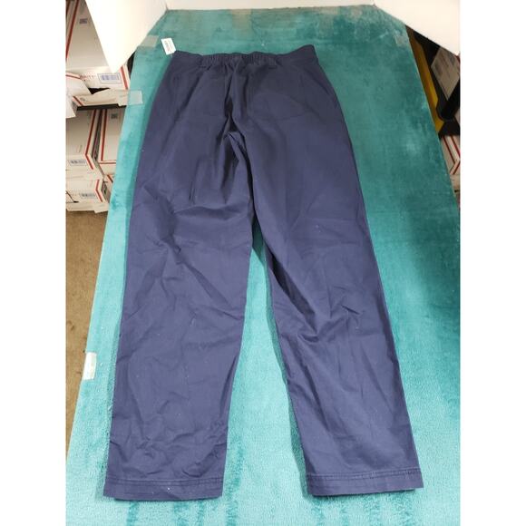 Old Navy Pants Size Medium Tall Womens Blue Stretch Chino Khaki Straight NWT - Picture 13 of 14